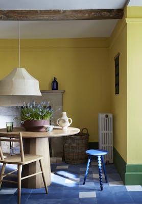 Indian Yellow Dining Room