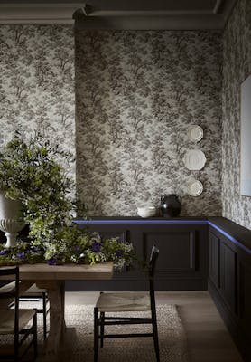 Stag Toile Dining Room